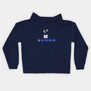 It is ok Say NO Kids Hoodie